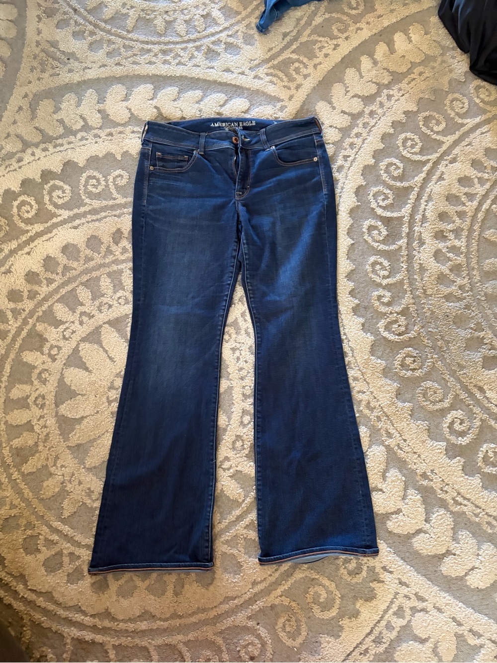 American Eagle Outfitters Dark Blue Flare Jeans
